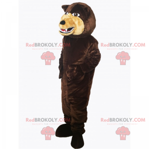 Mascotte animaux sauvages - Ours féroce - Redbrokoly.com