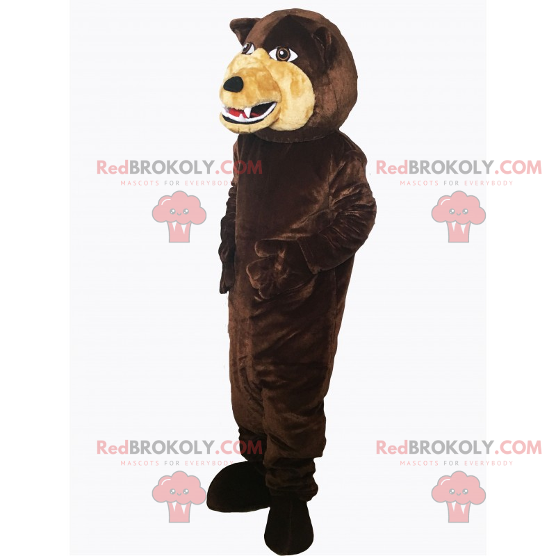 Wild animal mascot - Ferocious bear - Redbrokoly.com