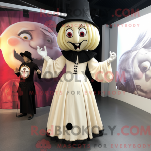 Cream Vampyr maskot kostume...