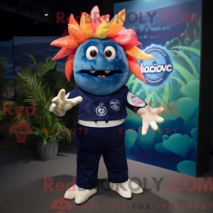 Navy Ceviche maskot kostume...