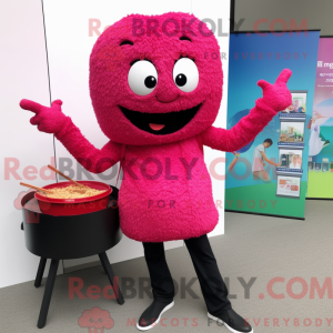 Magenta Fried Rice maskot...