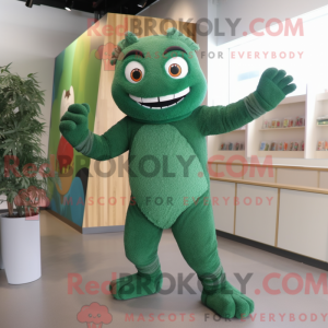Forest Green Acrobat maskot...
