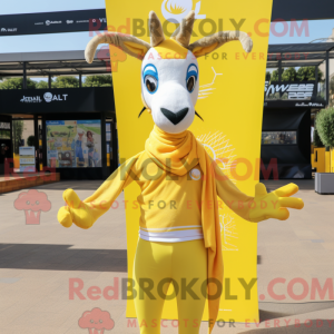 Citrongul Gazelle maskot...