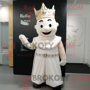 White King maskot kostume...