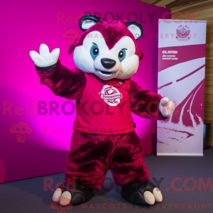 Disfraz de mascota Magenta...