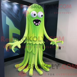 Limegrønn...