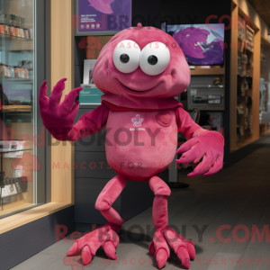 Máscara de krabbe magenta...