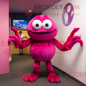 Máscara de krabbe magenta...