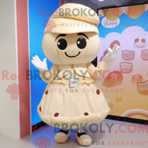 Kremowa maskotka...