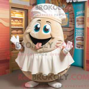 Kremowa maskotka...