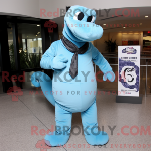 Disfraz de mascota Sky Blue...
