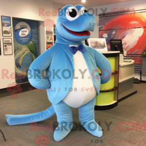 Himmelblå Titanoboa máscara...