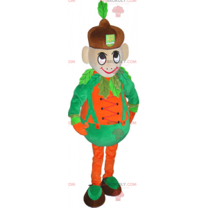 Mascotte dell'uomo di zucca - Redbrokoly.com