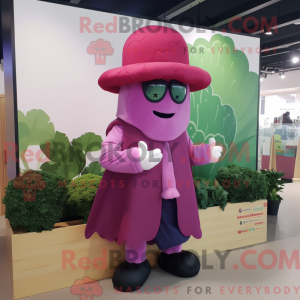 Magenta Broccoli maskot...