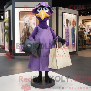 Postava maskota Purple Crow...
