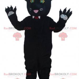 Very cute and very realistic black panther mascot -