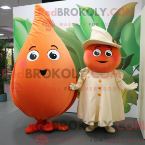 Peach Pear maskot kostume...