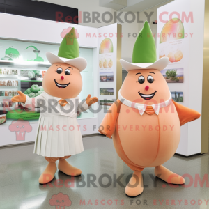 Peach Pear maskotdraktfigur...