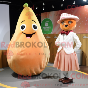 Peach Pear maskot kostume...