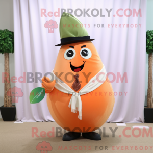 Peach Pear mascottekostuum...