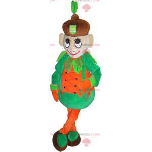 Mascotte dell'uomo di zucca - Redbrokoly.com