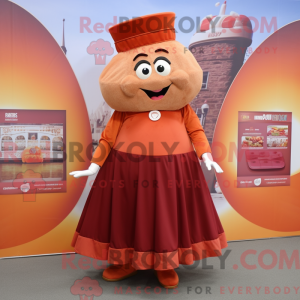 Bordowy oransje...
