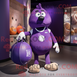 Postava maskota Purple...