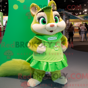 Lime Green Chipmunk...