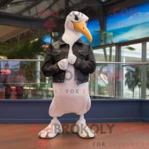 White Albatross mascot...