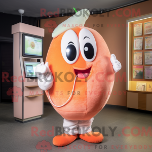 Postava maskota Peach Phone...