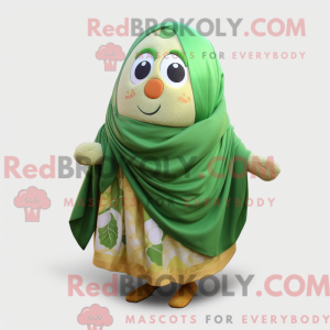 Grøn kartoffel maskot...
