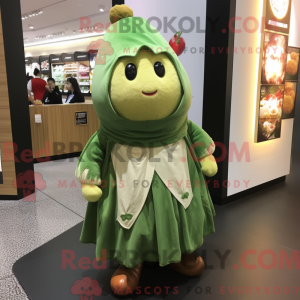 Grøn kartoffel maskot...