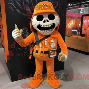 Postava maskota Orange...