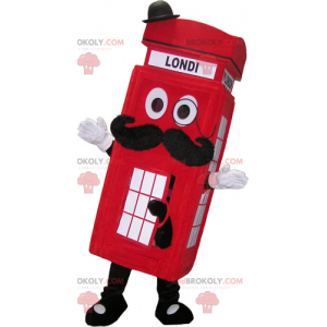 Engelsk telefonkiosk maskot - Redbrokoly.com