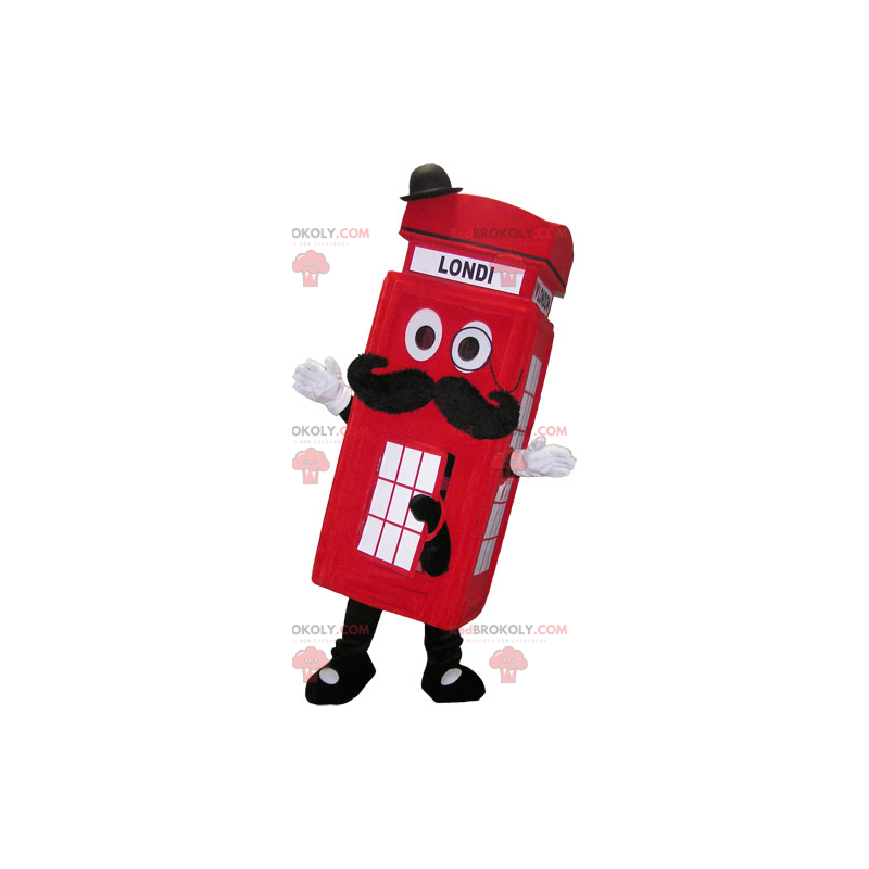 Englisches Telefonzellenmaskottchen - Redbrokoly.com