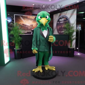Green Eagle maskot kostume...