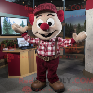 Maroon Television mascot...