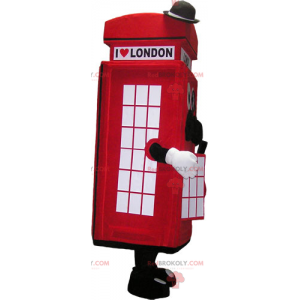 Engelsk telefonkabine maskot - Redbrokoly.com