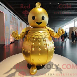 Personaggio mascotte Gold...