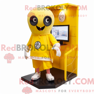 Maskotdraktfigure Yellow...