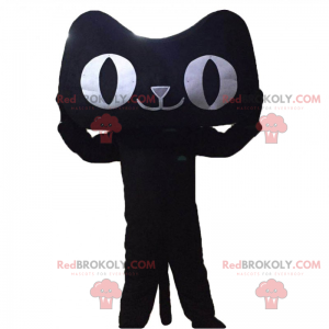 Mascote gato de olhos grandes - Redbrokoly.com