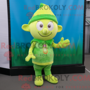 Fantasia de mascote Elfo com calça de veludo e gorros - Mascotes elfos - REBROKO_283886 - RedBrokoly.com