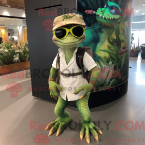 Costume mascotte de lézard...