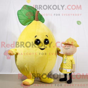 Lemon Yellow Turnip mascot...