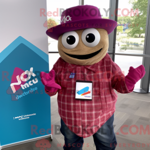 Magenta Fish Tacos mascot...