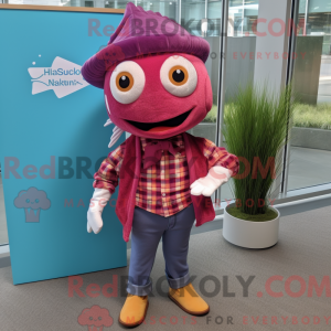 Magenta Fish Tacos mascot...