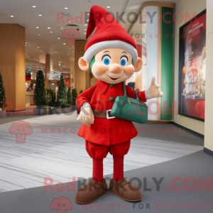 Elf maskot drakt karaktär...
