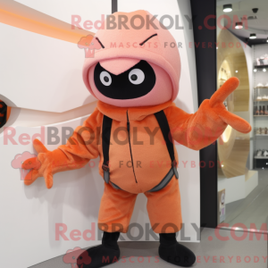Peach Spider Maskottchen...