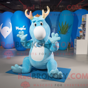 Disfraz de mascota Sky Blue...