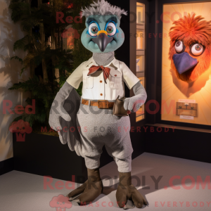 Costume mascotte de paon...